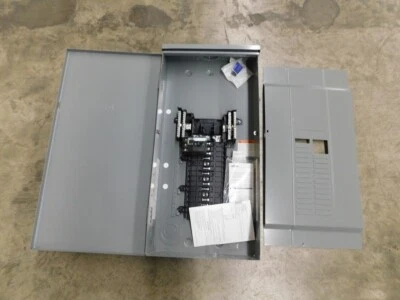 SQUARE D 100AMP PANELBOARD 27 SPACE 3P 240V MAX LOAD CENTER QO327M100RB OUTDOOR - Image 1 of 4