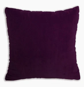 Mf21a Deep Purple Thick Silky Soft Velvet Cushion Cover/Pillow Case Custom Size - Picture 1 of 7