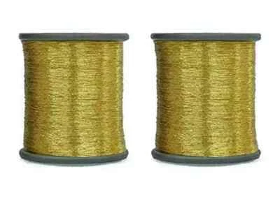 Zari Thread for Embroidery, Sewing ,Jewelry Making, Gold Color, 100MTR - 2 Spool - Image 1 of 4