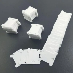 500Pcs Plastic Cross Stitch Thread Winder Bobbins Embroidery Floss Craft Storage - Picture 1 of 14
