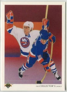 1990-91 Upper Deck #306 Pat LaFontaine New York Islanders / Checklist - Picture 1 of 2