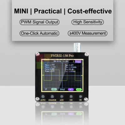 FNIRSI-138 PRO Digital Handheld Oscilloscope 2.5MSa/s 200KHz Analog Bandwidth - Image 1 of 4