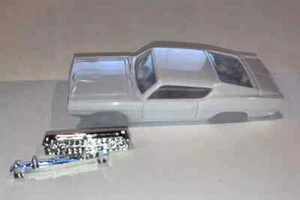 CARROCERÍA DE COCHE SLOT FORD TORINO THUNDERJET AUTO WORLD SIN PINTAR - Imagen 1 de 3