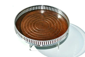 Large Sterling Sterling Silver Ships Decanter & Magnum/Champagne Bottle Coaster - Picture 1 of 17