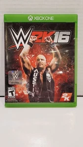 WWE 2K16 (Xbox One, 2015) CIB mit Insert & Steve Austin Sammelkarte EUC - Bild 1 von 6