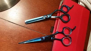 6.0 professional haircutting Salon Barber Quality Shear Siccsors Thinner Set - Picture 1 of 4