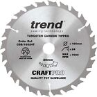 Trend CraftPro Kombi-TCT-Sgeblatt 165mm 24 Zhne 20mm Hartmetall CSB/16524T NEU