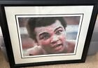 Muhammad Ali Seriolithograph Signed By Neil J Farkas 609 1250 Framed Matted