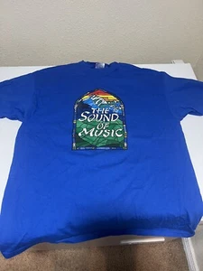 The Sound of Music T Shirt souvenir of 1999 Broadway tour Richard Chamberlain XL - Picture 1 of 5