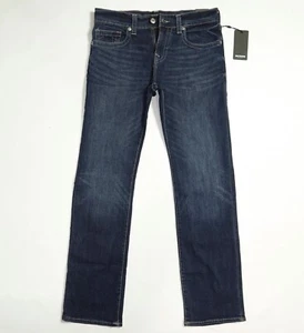 $159 NEW True Religion Jeans in Blue W32" x L34" RICKY Relaxed Straight Cotton - Picture 1 of 11