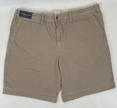 Pantalones Cortos Polo Ralph Lauren Calce Clásico 6" Frente Plano Sarga Chino Talla 42 Beige Nuevos con Etiquetas Foto 1 de 4