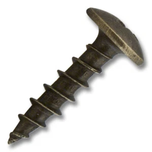 Youngdale #6 x 5/8" Antique Brass Phillips Pan Head Hinge Screws (1000 pcs) - Picture 1 of 1