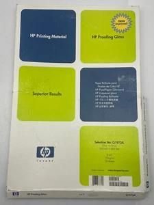 HP Proofing Gloss HP Materiały drukarskie Q1970A 13" X 19" - OTWARTE PUDEŁKO 49/50 ARKUSZY - Zdjęcie 1 z 2