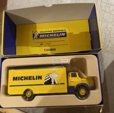 Corgi EX70202 Michelin Berliet GLR 8 FOURGON Truck Lorry 1:50 Yellow NEW - Image 1 of 4