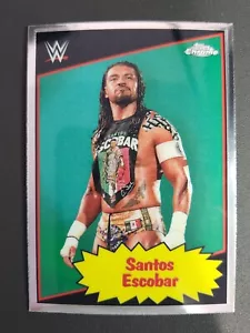 2025 Topps Chrome WWE 1985 INSERT #85TC-SE SANTOS ESCOBAR - Picture 1 of 2