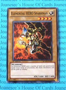RYMP-EN003 Elemental HERO Sparkman Yu-Gi-Oh Card 1st Edition Alt Art New - Picture 1 of 4