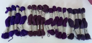 16 x 10m skeins DMC retors no 4 Soft embroidery cotton Purples as Shown - Picture 1 of 1