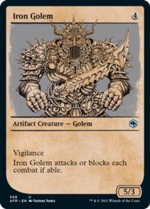 Iron Golem - Lámina - Vitrina x1 - Aventuras en los Reinos Olvidados - Casi Nuevo-Como Nuevo,  - Imagen 1 de 1