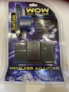 Saitek WOW (With Out Wires) Wireless Adapter For Playstation 2 (PS2) NEW! - Picture 1 of 7