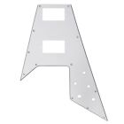 Guitar Parts flying V electric Guitar pickguard Scratch White 3-Ply 