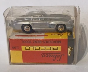 Schuco piccolo 01391 Mercedes 300 SL porte a battente argento in confezione originale - Foto 1 di 3