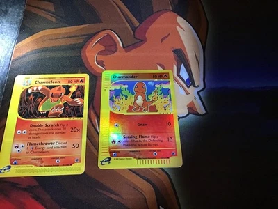 2002 POKEMON CHARMANDER REVERSE REV HOLO FOIL #98 E-SERIES EXPEDITION WOTC - Image 1 of 2