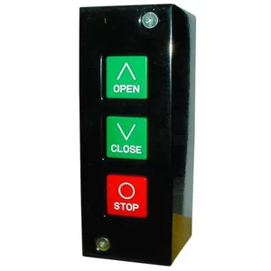 Telectron Control Station 3 Push Buttons, Open-Close-Stop, Garage Door Opener - Picture 1 of 3