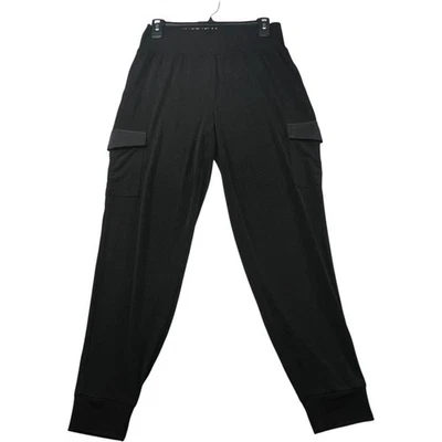 Pantalones Calvin Klein para mujer talla pequeña negros bolsillos elásticos nuevos Foto 1 de 4