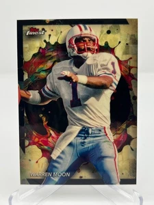 2024 Topps Finest Football Warren Moon 1/1 Superfractor Rare Nr. 219 ÖLER - Bild 1 von 2