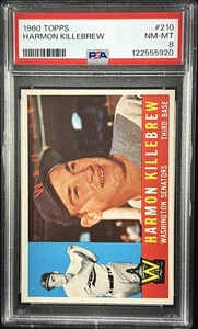 1960 Topps #210 Harmon Killebrew PSA 8 NM-MT - Bild 1 von 2