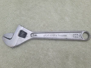Vintage 1960er Proto Clik-Stop 708-L verstellbarer Schraubenschlüssel 8" geschmiedeter Stahl USA - Bild 1 von 8