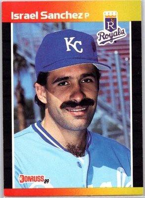 Israel Sanchez Kansas City Royals 1989 Donruss #474 - Image 1 of 2