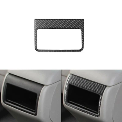 Interior Carbon Fiber Rear Center Armrest Trim Cover For Toyota Camry 2012-2014  - image 1 of 4