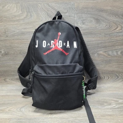 Jordan Jumpman Backpack Big Boys Black Red Large Logo School Clean W Keychain - Image 1 of 4