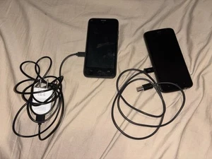 2 ZTE Smart Phones - Tested (Z793C + Z798BL) With Chargers - Picture 1 of 14