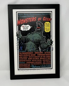 Limited Monsters of Geek! 2012 Concert Poster – Signed & Numbered by M. Shear – - Picture 1 of 4