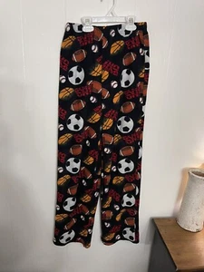 Faded glory XL boys fleece pajama pants game on sports Soccer Basketball EUC - Picture 1 of 3