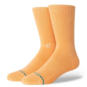 Stance mens Icon Crew socks - Washed Peach - Picture 1 of 3