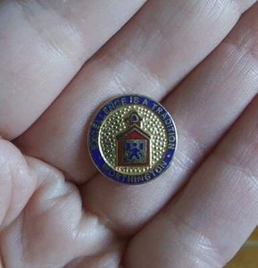 Vintage WORTHINGTON EXCELLENCE IS A TRADITION Ohio Schulen Mütze Revers PIN Abzeichen - Bild 1 von 9