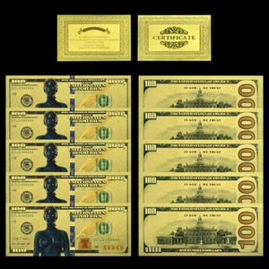 10 Stück Venom Goldene Banknoten - Vergoldet - Marvel - 100 Dollars - Sammlung - Bild 1 von 7
