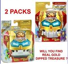 Treasure X Robots Gold - Mini Robots Will You Find Real Gold Dipped - 2-Pack