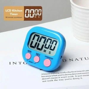 LCD digitale breve tempo orologio uova orologio da cucina conto alla rovescia con allarme magnetico nuovo \IT\ - Foto 1 di 18