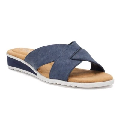 Cojín de gamuza dividida sintética CHAPS Olessa suave sin cordones para damas ~ COMODIDAD MEJORADA Foto 1 de 4