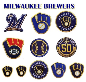 MILLWAKEE BREWERS MLB Baseball Patches Iron,Sew(Select options)✈Thai by USPS - Picture 1 of 28