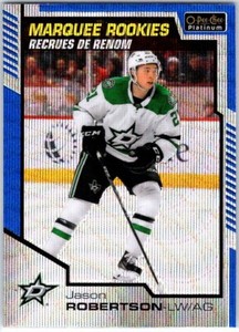 2020-21 O-Pee-Chee Platinum Blue Surge Jason Robertson RC Dallas Stars #159