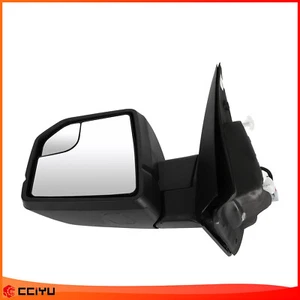 Power Black Tow Side Mirrors Driver Side 6PIN For 2015-2020 Ford F-150 - Picture 1 of 11