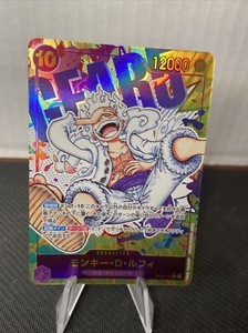 One Piece Card Game Monkey D Luffy Nika Gear 5 OP05-119 SEC Parallel Japanese US