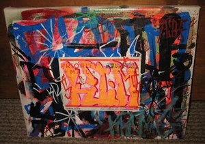 KRIM LENZ ~ UNDERGROUND GRAFFITI STYLE ART ON 10" x 8" CANVAS ~ DIGITALCXRCUS *4 - Picture 1 of 6