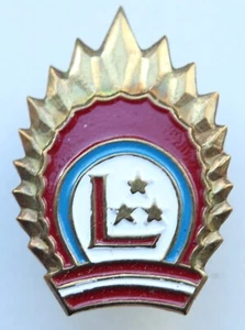 Latvia Latvian Republic Navy Cap Badge Cockade - Picture 1 of 4