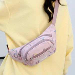 Large Capacity Waist Bag Waterproof Thickened Women's Sports Mobile Phones W1B7 - Picture 1 of 18